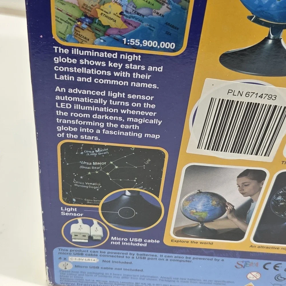 2-in-1 Earth and Constellation Globe‎ Brainstorm Toys Educational Light Up